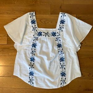 Lucky Brand Embroidered Top